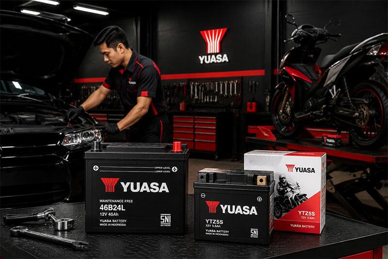 Aki Yuasa Solusi Andal untuk Mobil dan Motor(1)